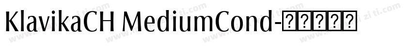 KlavikaCH MediumCond字体转换